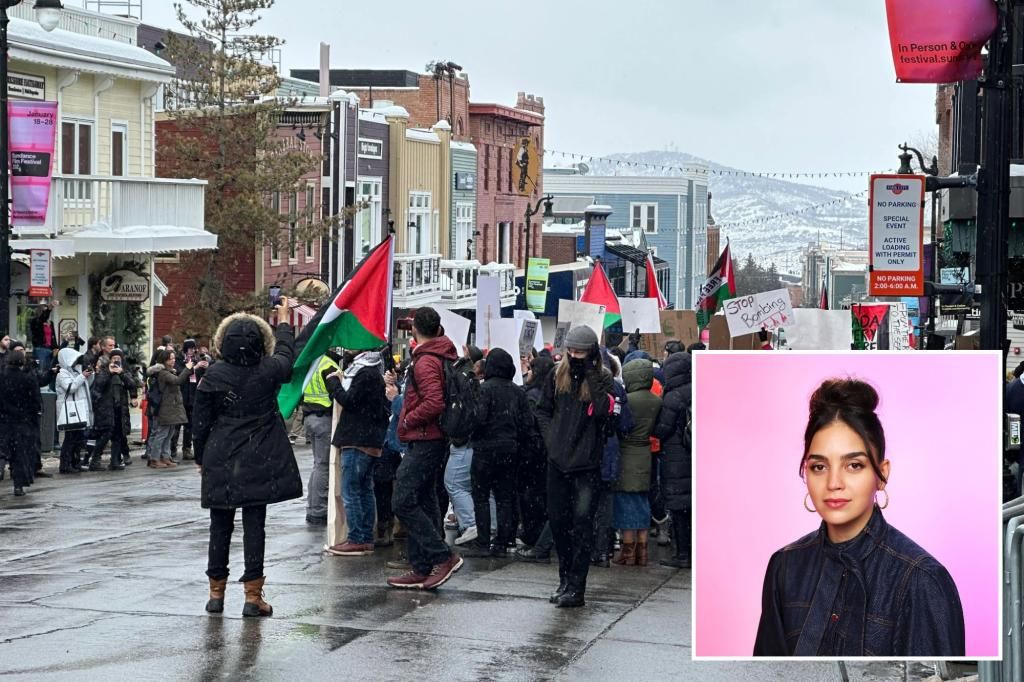 'Scream' actress Melissa Barrera joins disruptive anti-Israel rally at Sundance