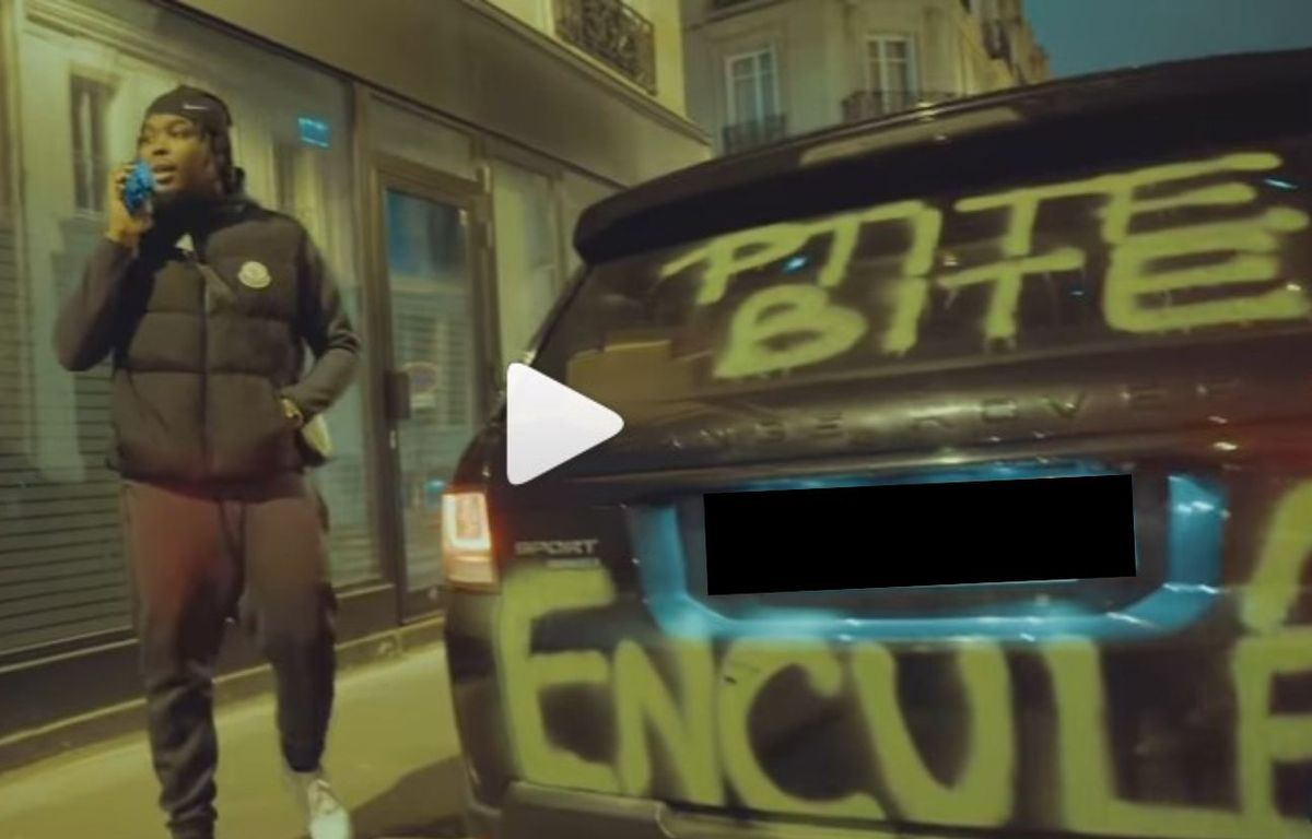 Musique : La voiture criblée d’insultes ou l’idée originale du rappeur Kaza pour faire sa promo