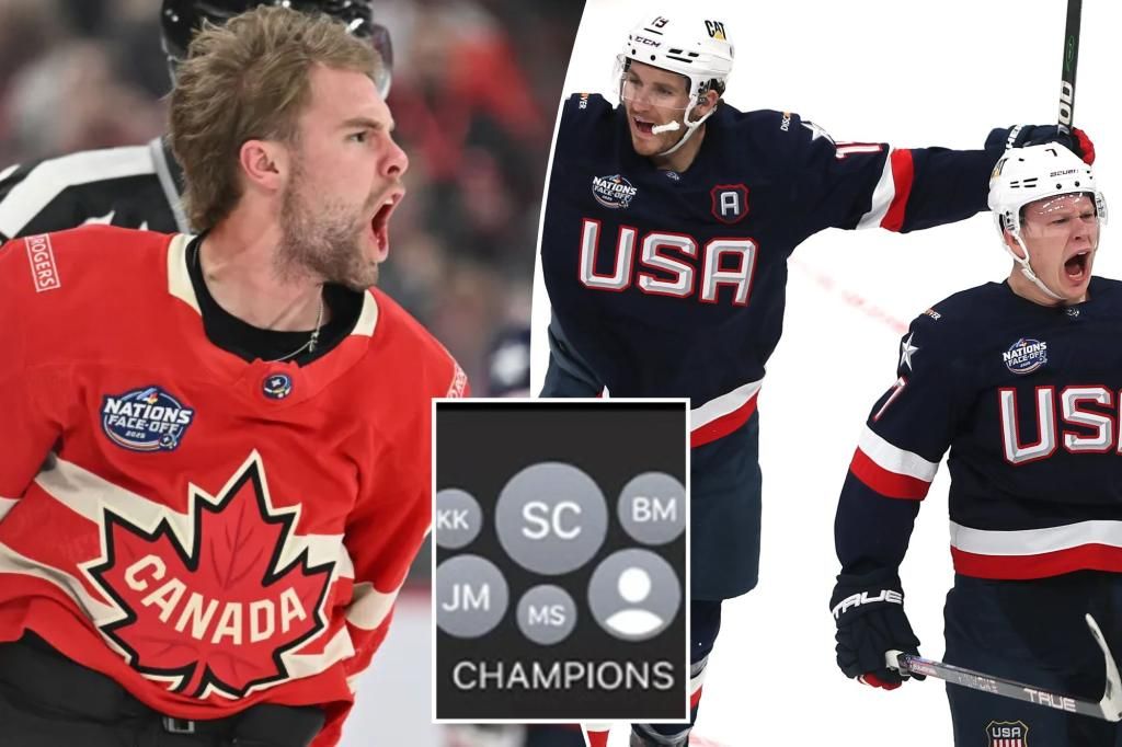 Canada's Brandon Hagel shades Team USA with group chat jab