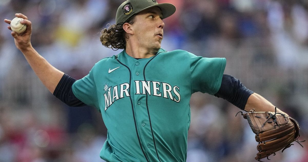 After rough start, Logan Gilbert rights himself to help Mariners beat Braves