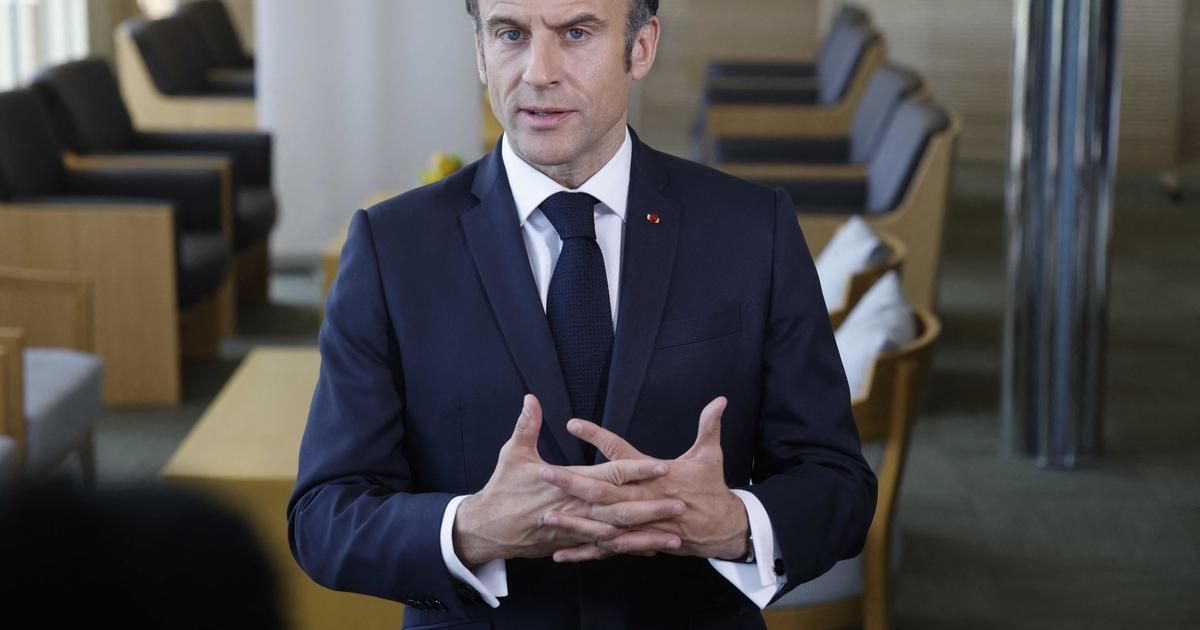 Au G7, Macron fait la promotion de son "pacte financier international"