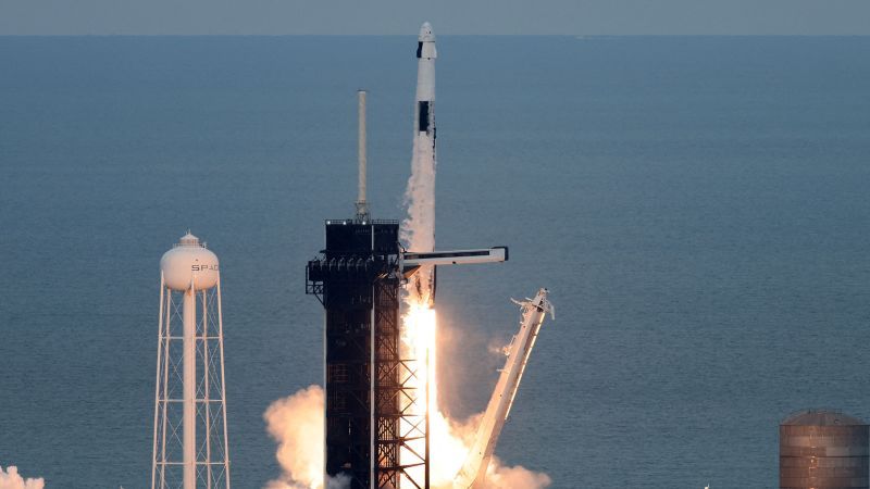 SpaceX mission lifts off with former NASA astronaut, three paying customers