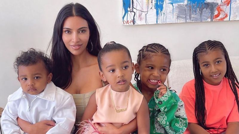 Kim Kardashian says parenting her four children is 'the best chaos'