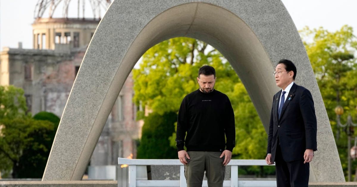 In Hiroshima, Zelenskyy borrows history to fight for the future