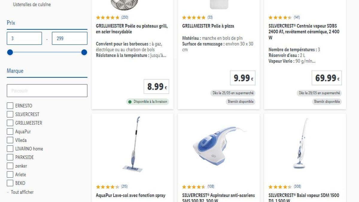 Bricolage, cuisine, jardin… Lidl lance sa boutique en ligne