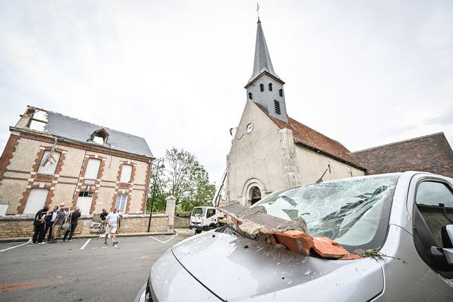 De nombreux dégâts à Preuilly et dans les vignes, le récit d'une journée mouvementée à cause des orages qui ont frappé le Cher