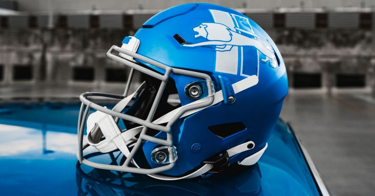 Photos: Detroit Lions reveal 2023 alternate helmet