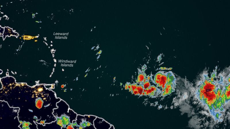 Bret forecast to bring strong winds and flooding as tropical storm watches and warnings cover parts of the Caribbean