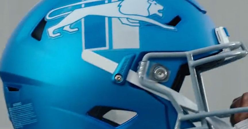 VIDEO: Detroit Lions unveil 2023 alternate helmet design