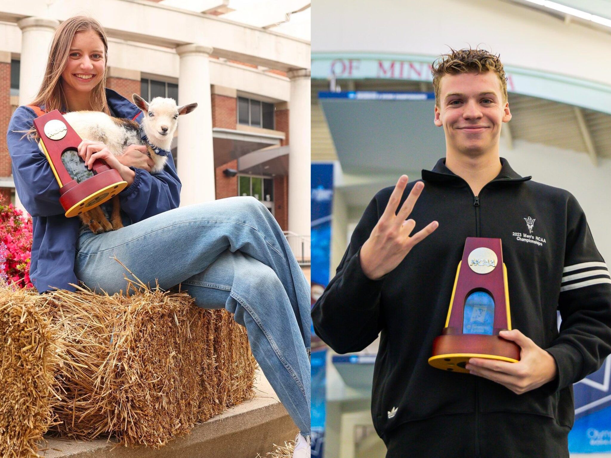 Kate Douglass and Leon Marchand Snubbed By 2023 "Best College Athlete" ESPY Nominations