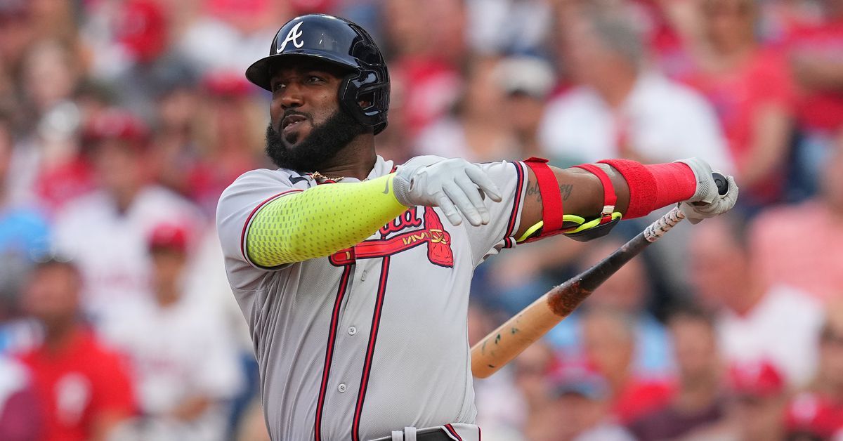 Marcell Ozuna hitting fourth as Braves continue series with Phillies