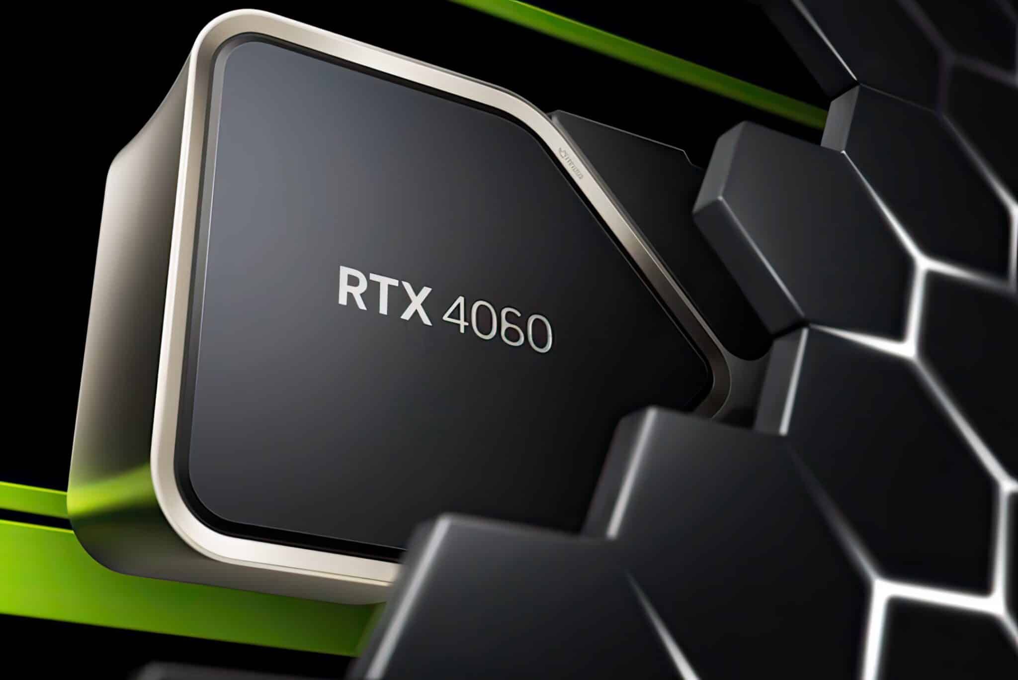 La GeForce RTX 4060 plus rapide que la RX 7600, à mi-chemin entre 3060 et 3060 Ti