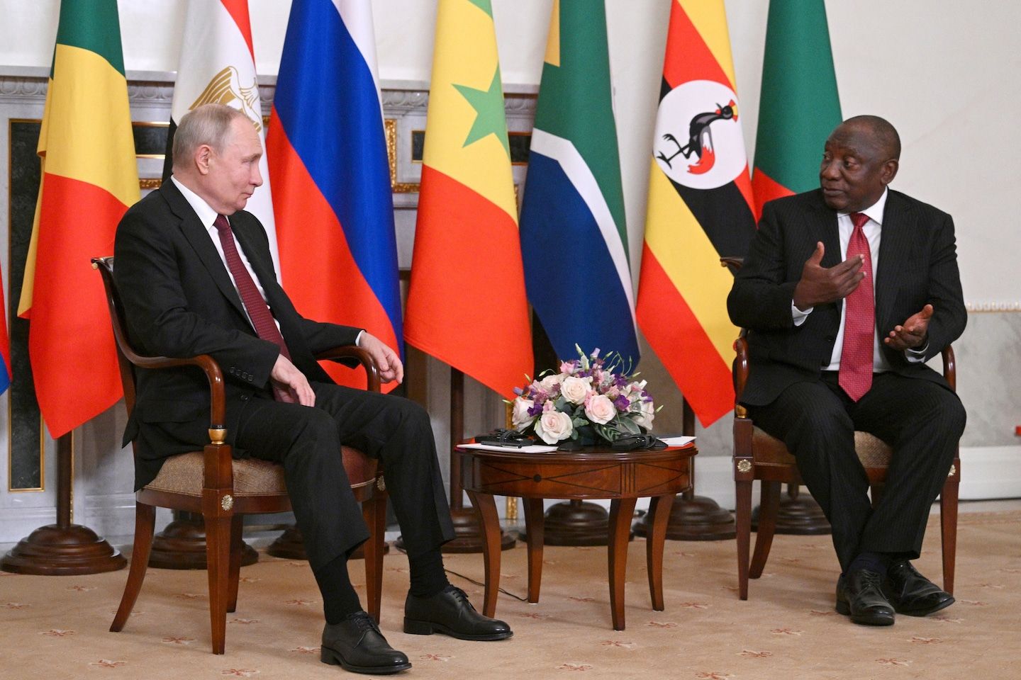 African leaders visited with a peace plan. Putin showed little interest.