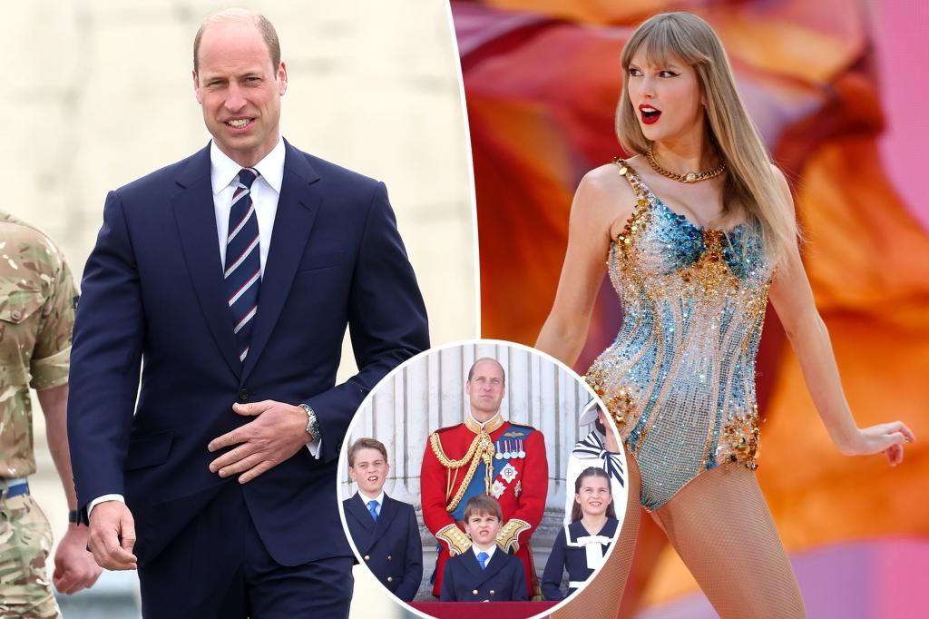 Prince William attends Taylor Swift's Eras London show with kids: report