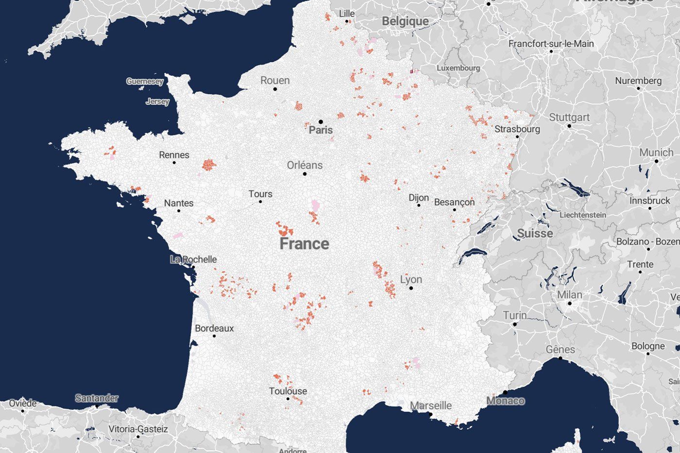 Voici les premières communes qui n'auront plus accès à l'ADSL !