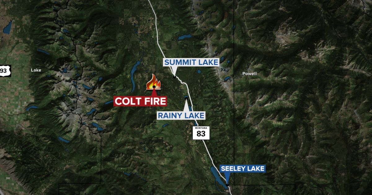 UPDATE: Evacuation Order issued in area of Colt Fire northwest of Seeley Lake