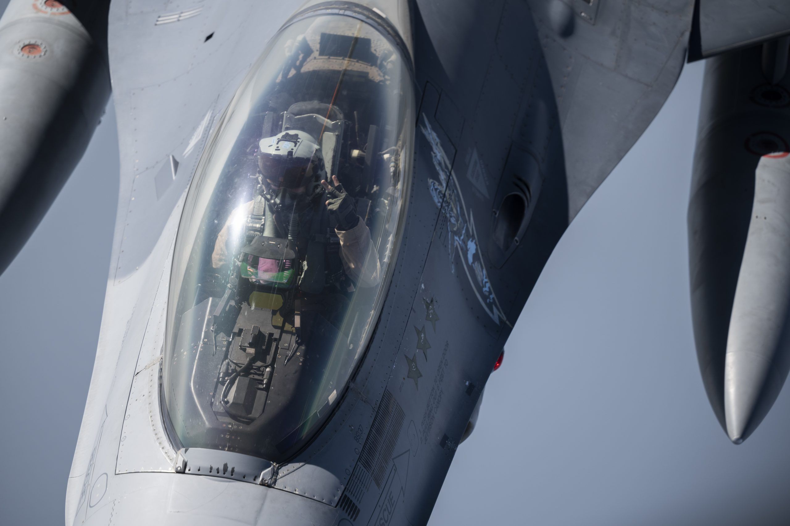 F-16 With Three Air-to-Air Kills Flying Missions to Deter Iran