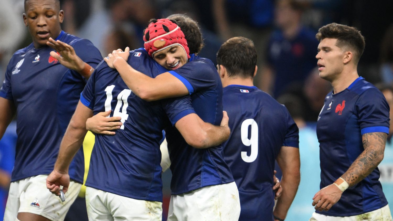 Coupe du monde de rugby : le XV de France s'offre une victoire record contre la Namibie mais s'inquiète pour Antoine Dupont