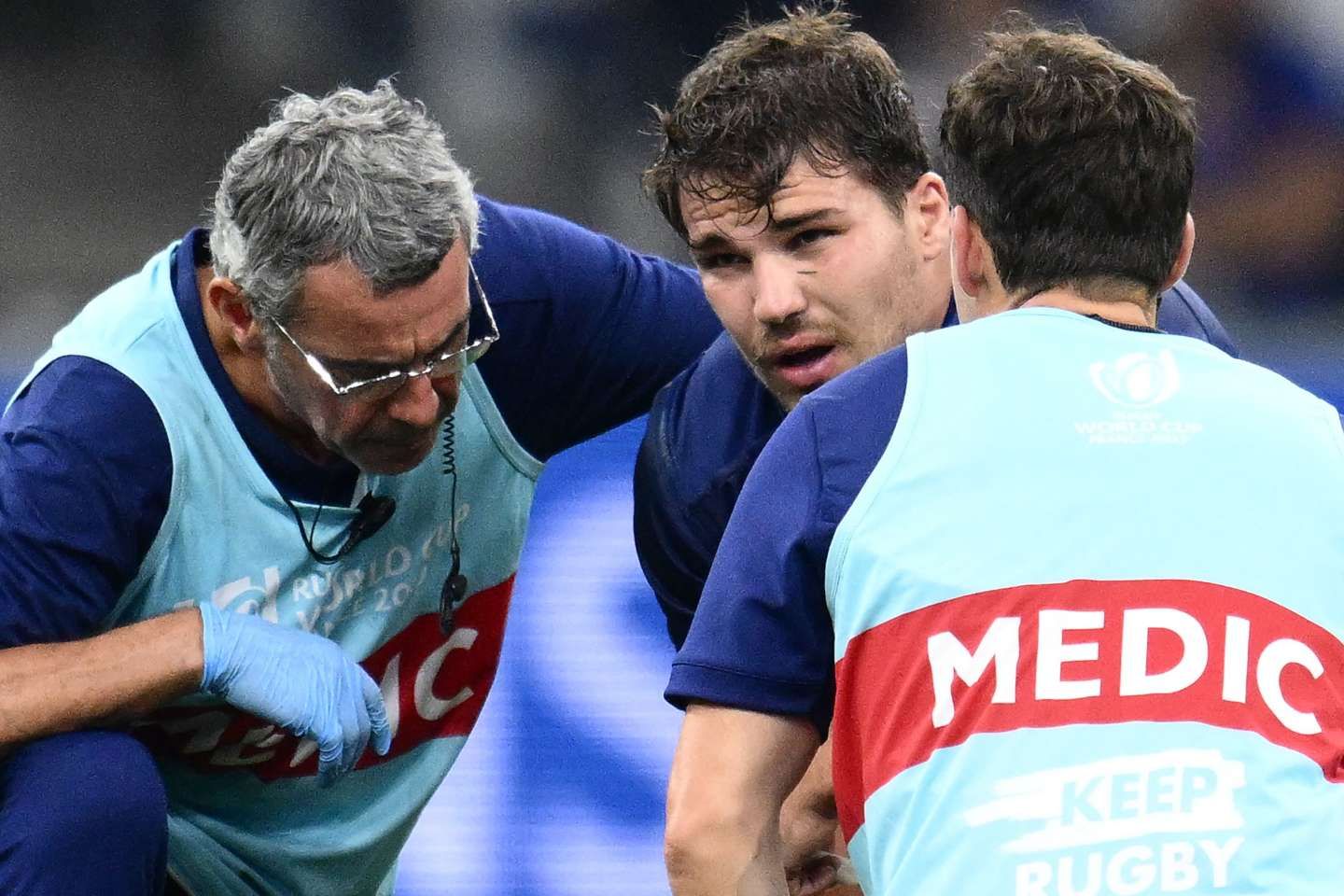 Rugby : suspicion de blessure à la mâchoire pour le capitaine du XV de France, Antoine Dupont