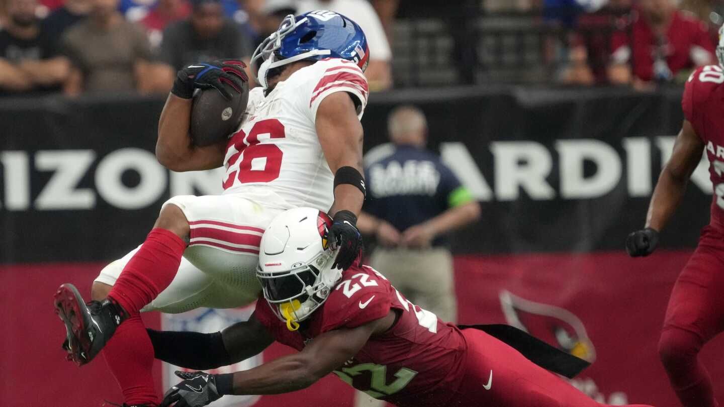 Saquon Barkley says he has high-ankle sprain