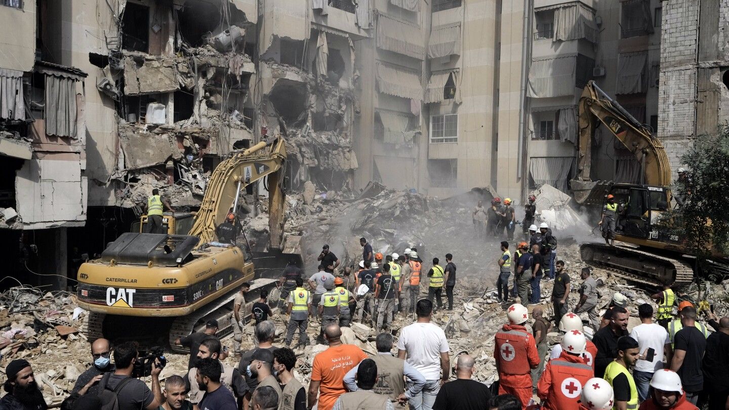 Death toll from Israeli airstrike on a Beirut suburb rises to 31