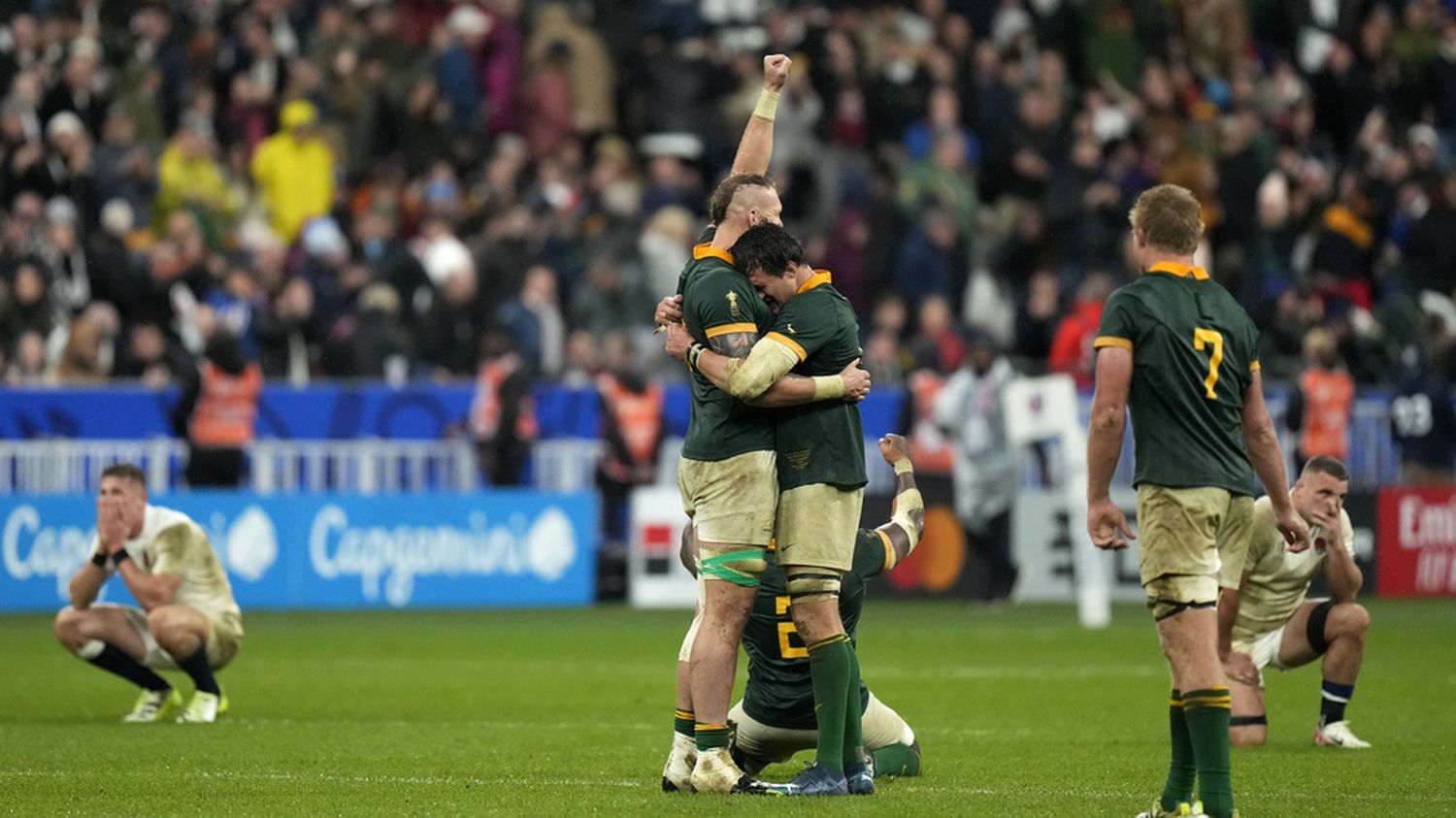 Coupe du monde de rugby : l’Afrique du Sud renverse l’Angleterre à deux minutes de la fin et rejoint les All Blacks en finale