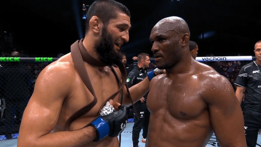 Twitter reacts to Khamzat Chimaev beating Kamaru Usman