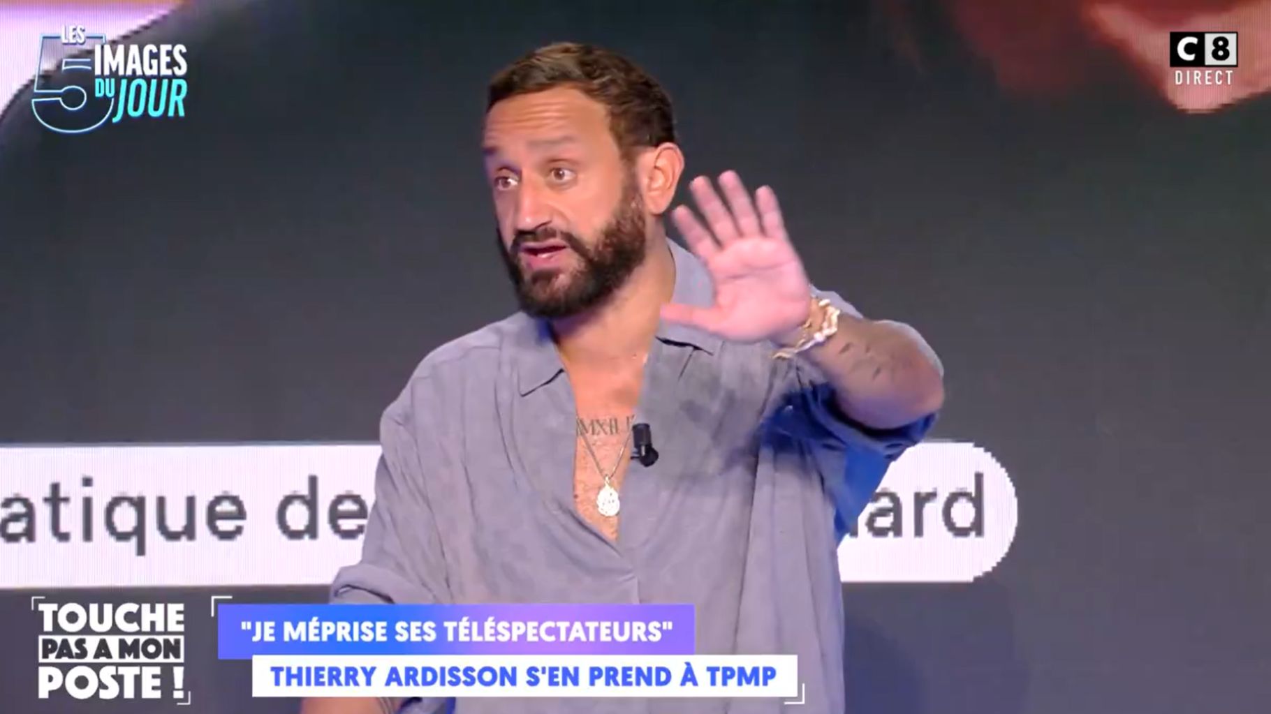 Thierry Ardisson clashe Cyril Hanouna, ce dernier lui répond dans " TPMP "