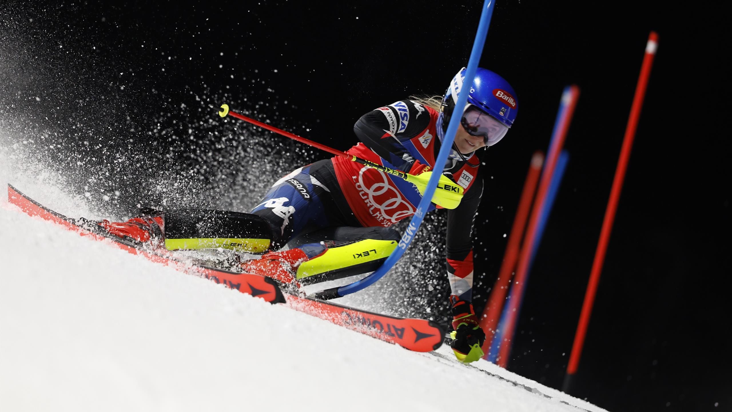 Coupe du monde I Courchevel : Shiffrin en tête juste devant Vlhova à l'issue de la première manche du slalom