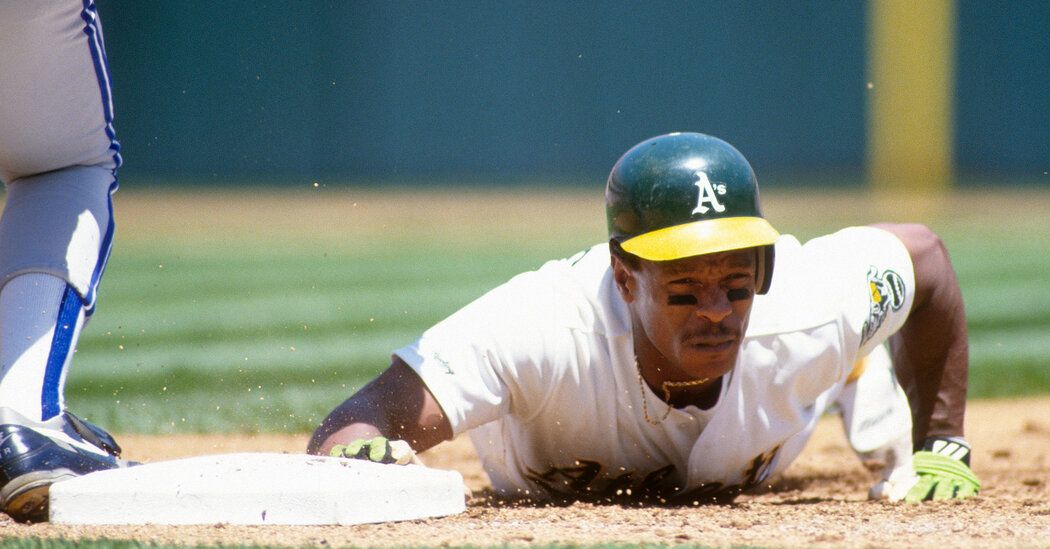 Rickey Henderson, Baseball’s Flamboyant ‘Man of Steal,’ Dies at 65