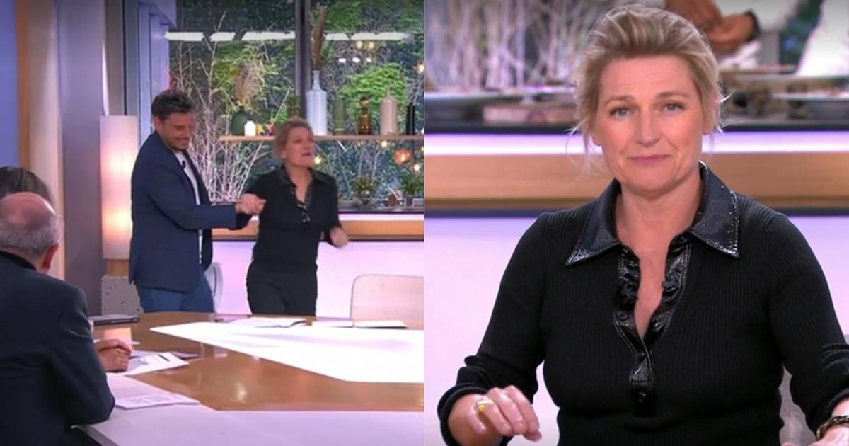 "Un petit coup de chaud" : Anne-Elisabeth Lemoine fait un malaise en direct dans "C à vous"