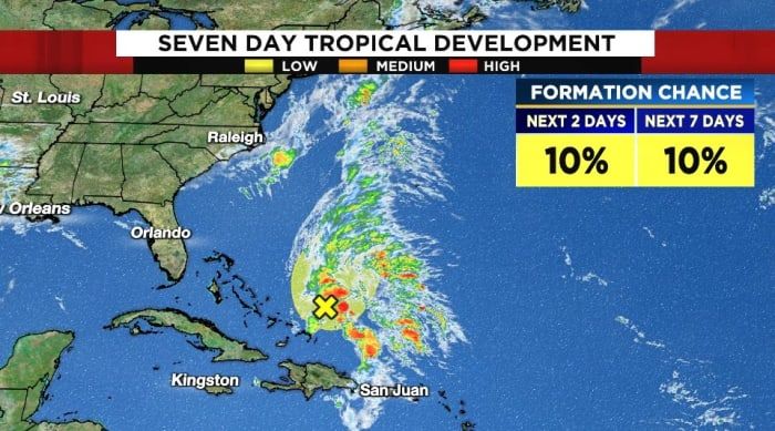 National Hurricane Center highlights first disturbance of 2023 season