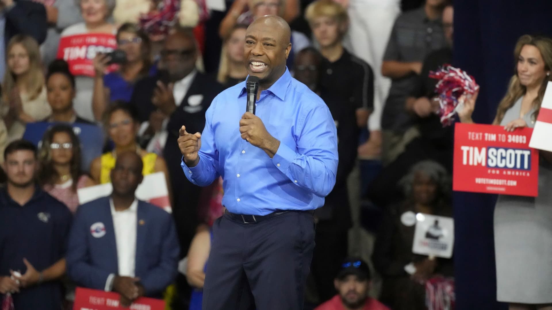 Tim Scott launches presidential campaign against Trump