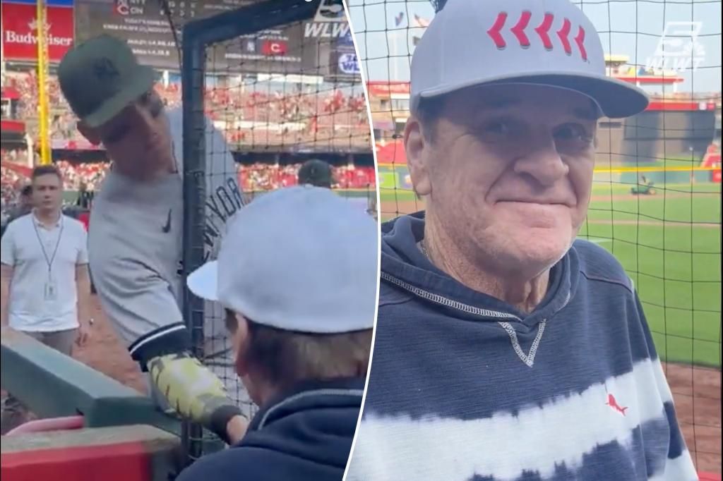 Aaron Judge came through on his pregame promise to Pete Rose