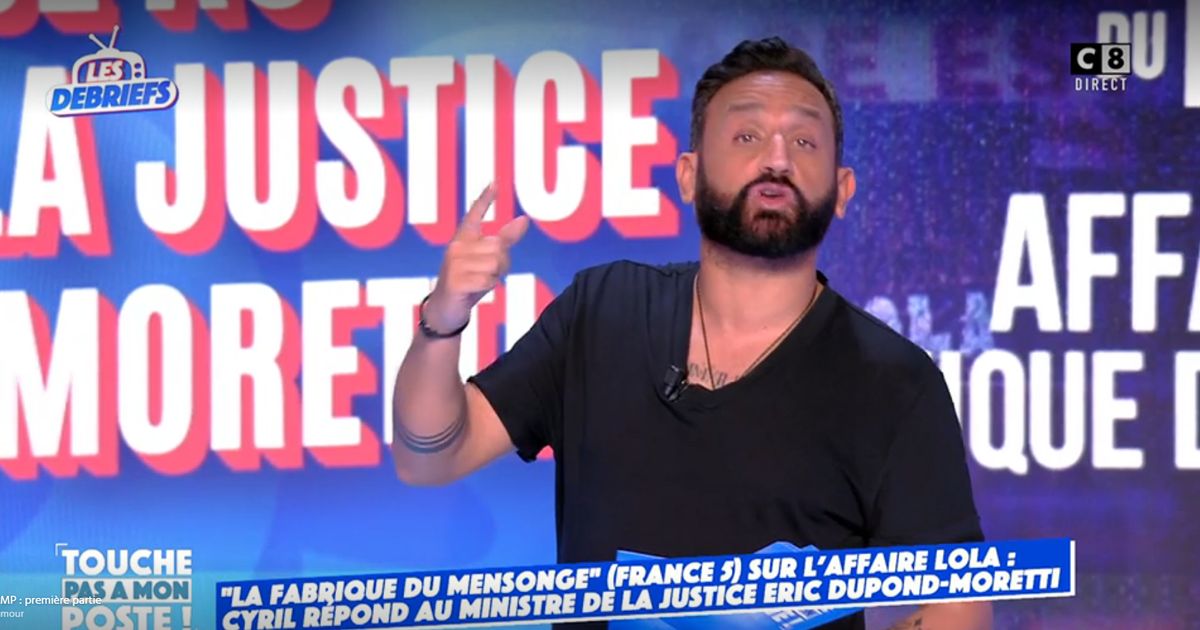 Cyril Hanouna s'en prend à France 5 et à Éric Dupond-Moretti dans "TPMP"