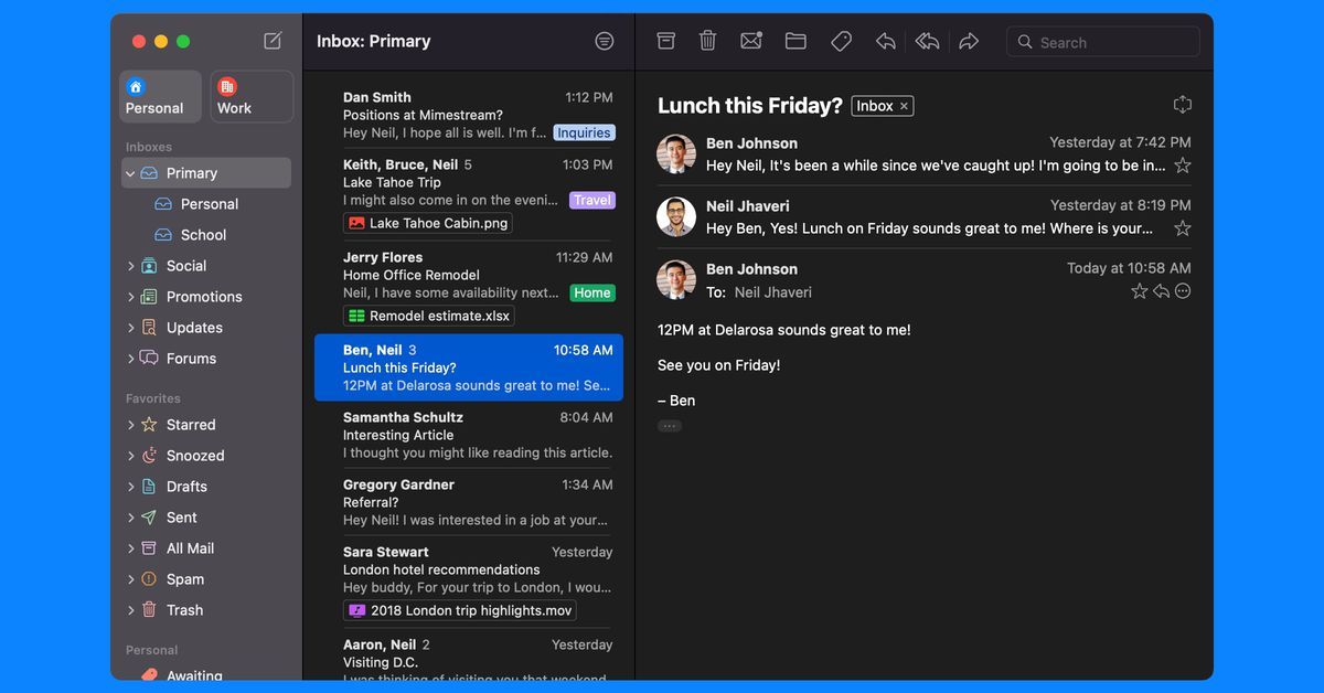 Mimestream is the Mac app every Gmail user needs