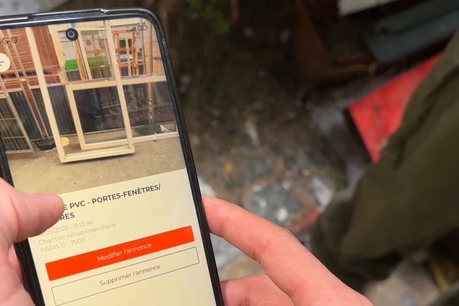 VIDEO. Une nouvelle application pour récupérer gratuitement des matériaux sur les chantiers