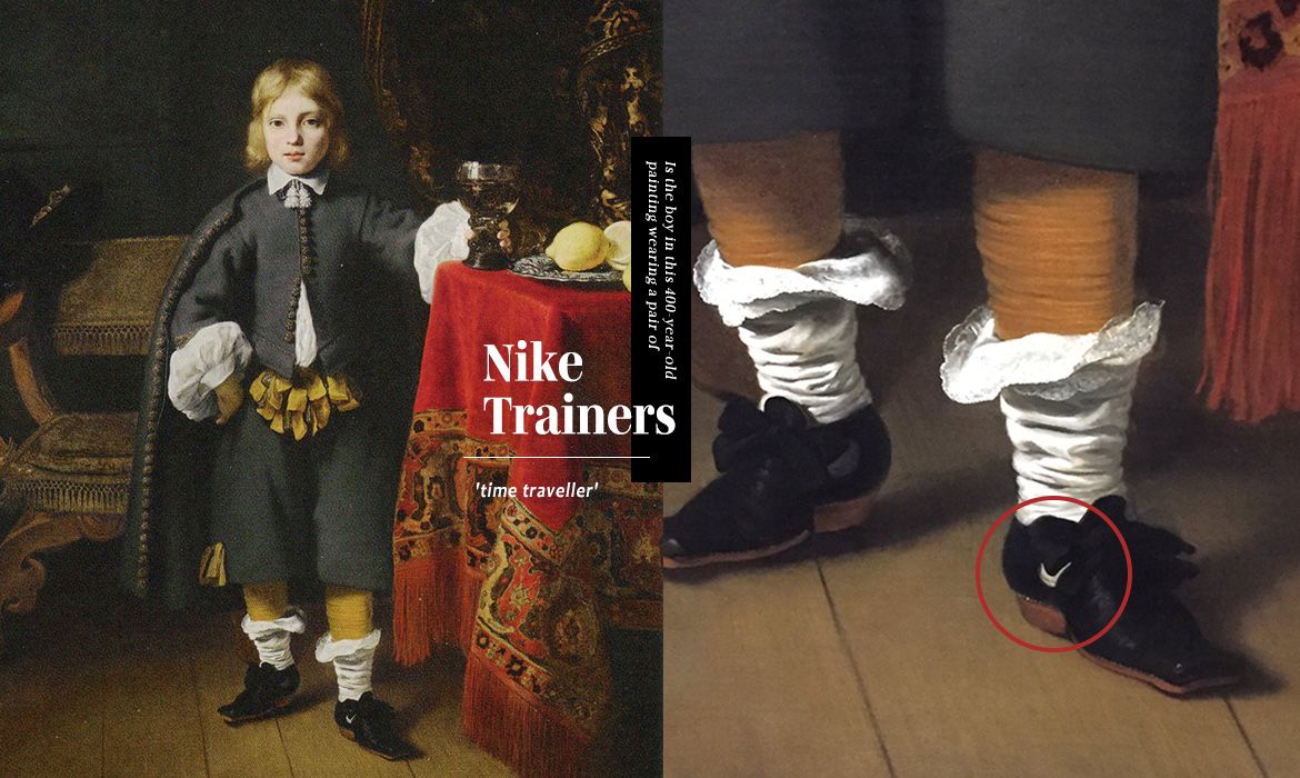 時空旅人真實存在！這幅 400 年前的繪畫主角竟然穿「Nike 球鞋」，看完絕對大吃一驚