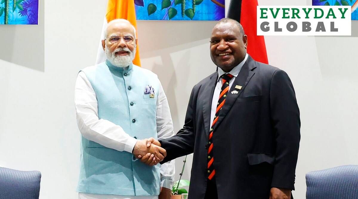 Papua New Guinea’s PM touches Modi’s feet: Why this island country is important for India