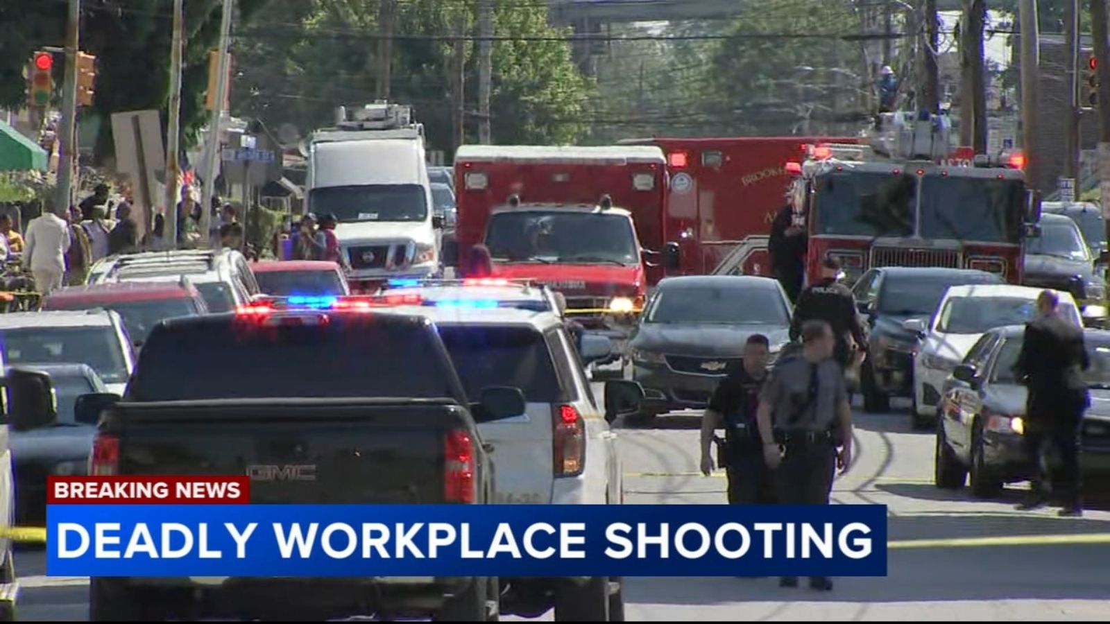 2 dead, 3 injured after workplace shooting in Chester, Pa.; suspect in custody