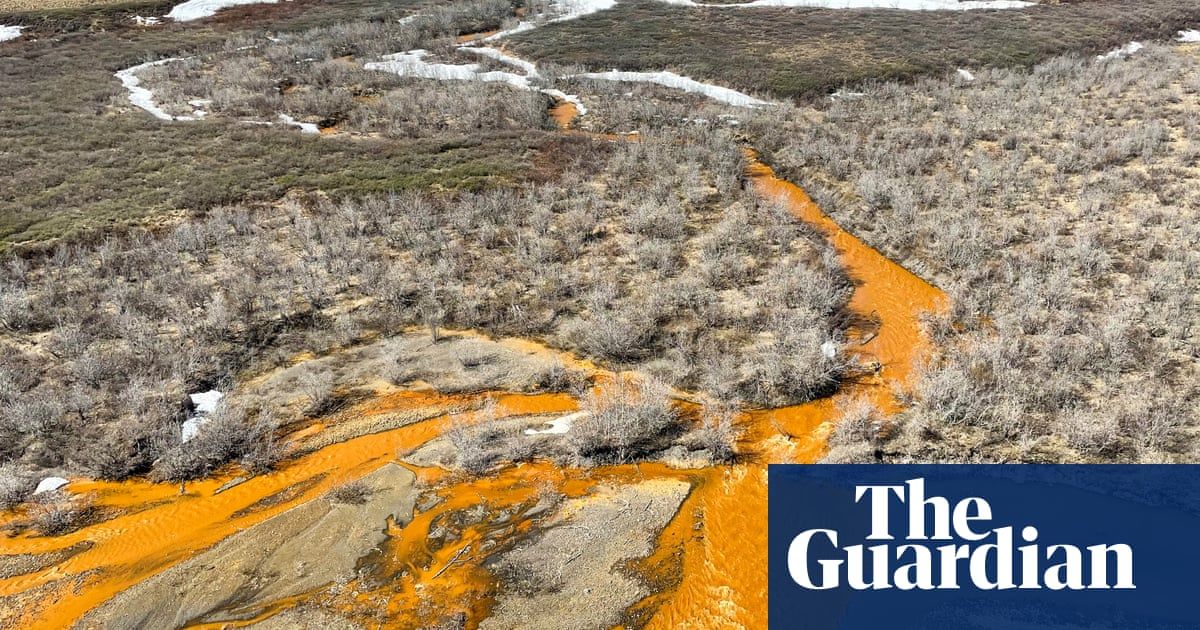 Alaskan rivers turning orange due to climate change, study finds