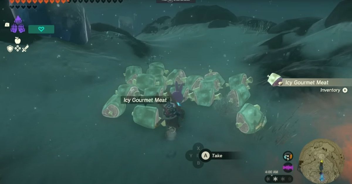 New Zelda dupe glitch gets you rich off frozen meat