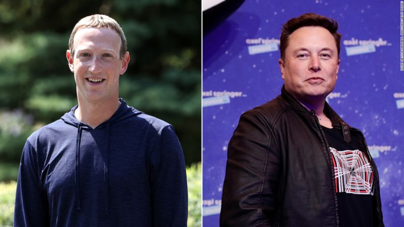 Elon Musk and Mark Zuckerberg say they're ready for a cage fight