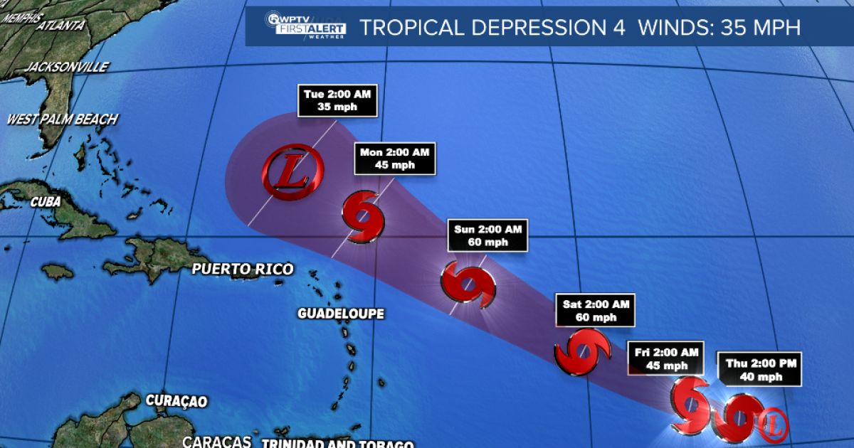 New tropical depression forms as South Florida faces more storms