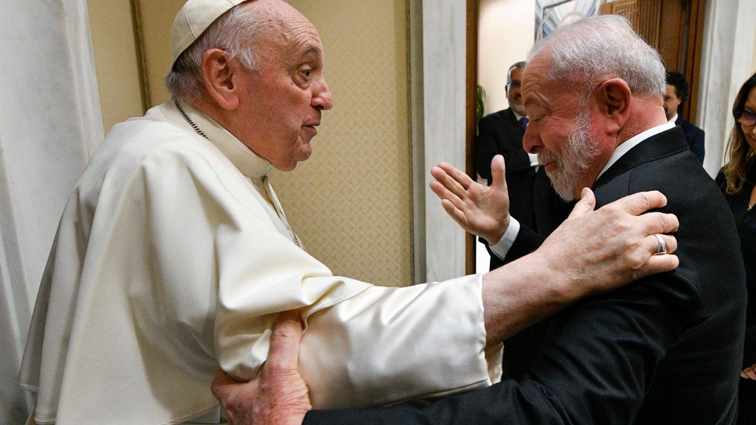 Pope receives Brazil's President Luiz Inacio Lula da Silva