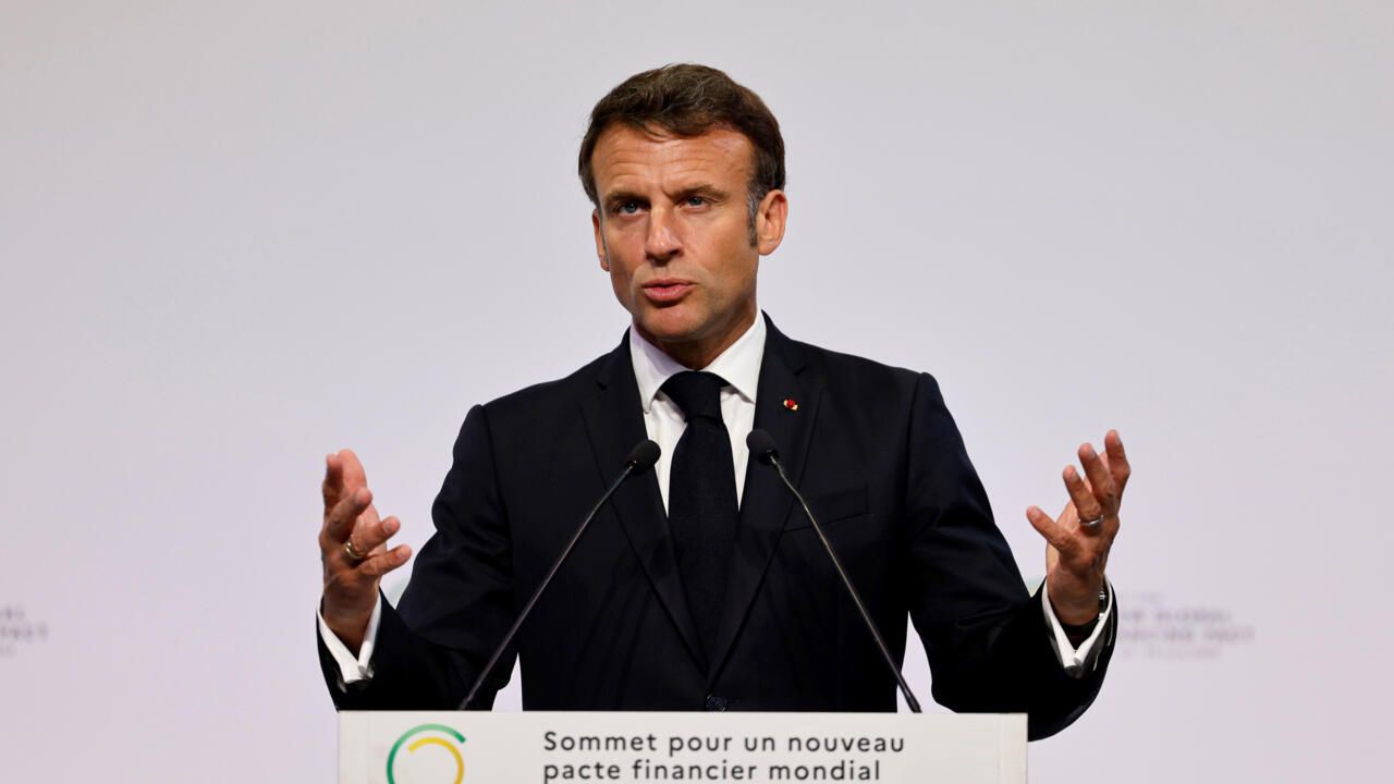 Un "choc de financement public" : l'appel d'Emmanuel Macron au sommet de Paris pour le climat