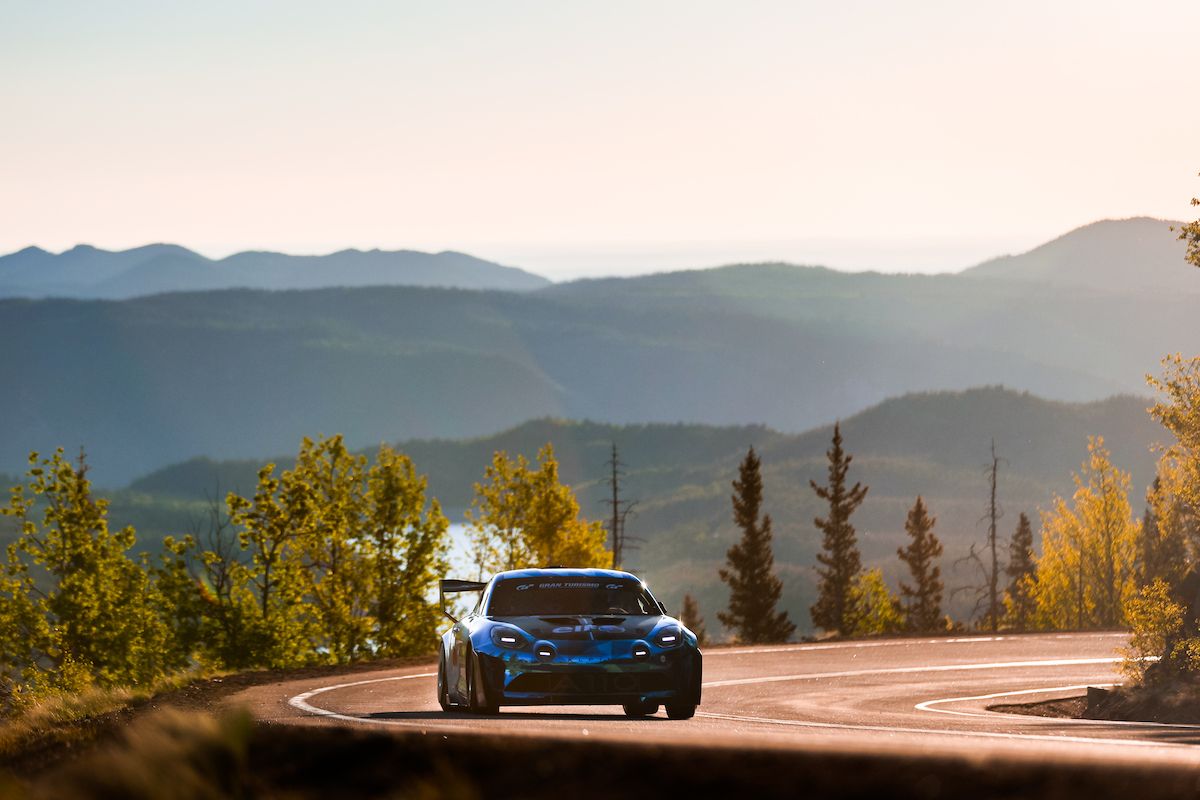 VIDÉO. Le premier onboard de l'Alpine A110 GT4 Evo d'Astier à Pikes Peak