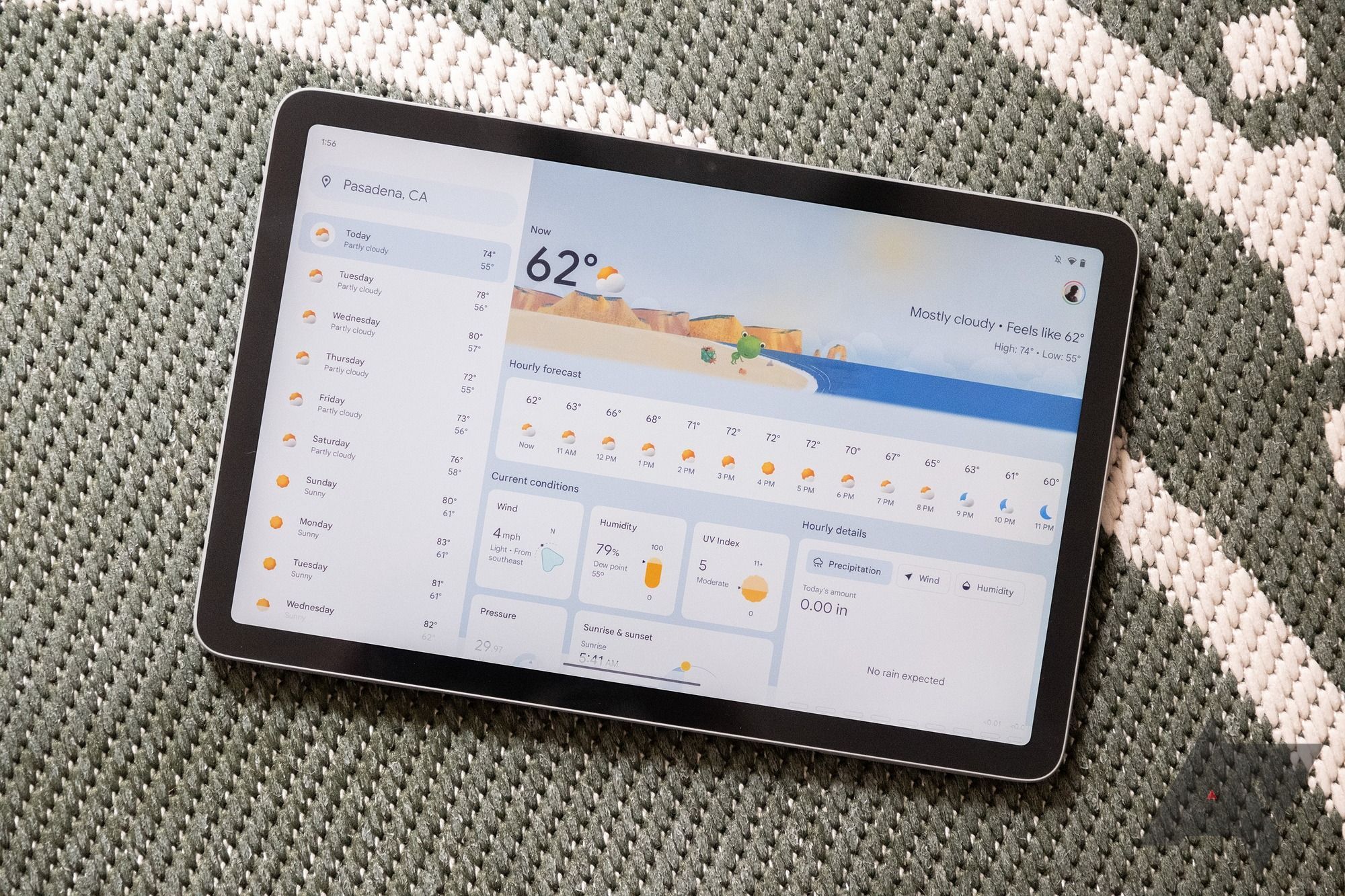 This is what Google’s new weather app looks like on phones