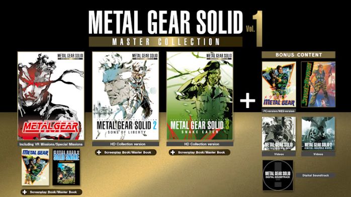 Metal Gear Solid: Master Collection Vol. 1 seeing physical Switch release as well, but downloads are required