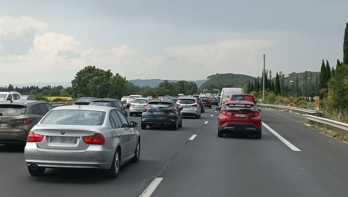 Drôme : circulation très chargée sur l'A7